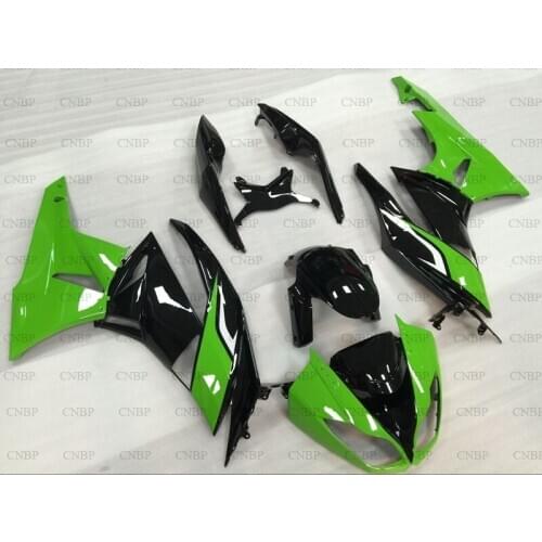 For Kawasaki Zx6r 2009 - 2012 Fairing Kits Ninja Zx-6r 2012 Plastic Fairings Zx6r 2009 Green Black Fairings