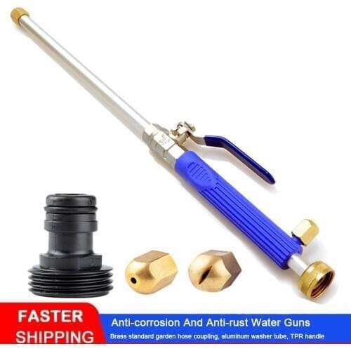 LUDUO Water Gun Professional Washer Power Jet Spray Garden Nozzle Water Hose Wand Sprinkler Car Washer Cleaning Refurbish Tools