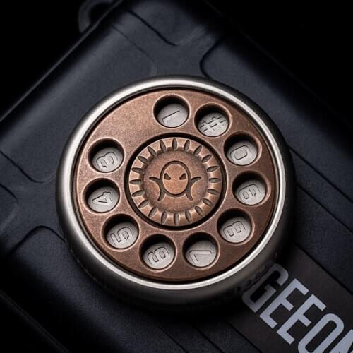 Mini EDC Metal Stress Reliever Toys Exquisite Telephone Dial Hand Spinner Creative Leisure Adult Children ADHD Toy Boy Gifts