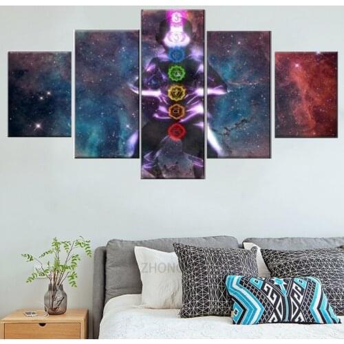 Modular Wall Art Pictures Canvas HD Printed Painting 5 Pieces Home Decor Bedroom Avatar The Last Airbender Aang Poster Movie