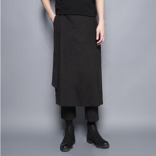 Dark Department demountable design culottes androgynous two-piece nine-quarter trousers individual casual pants Yamamoto style p