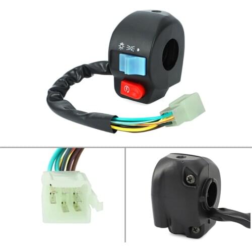 Motorcycle Handlebar Control Switch Turn Signal Headlight Electric Handle Switches For Gy6 50cc 125cc 150cc Moped Scooter Baja