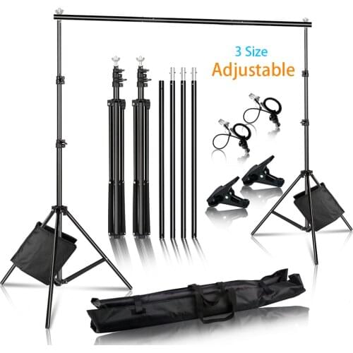 Background Stand Photography Support System Adjustable Stand Background Backdrops Photo Studio Kit Chromakey Green Screen Frame