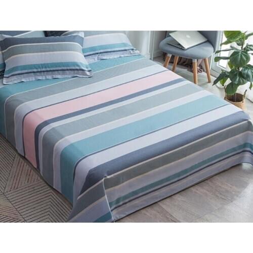 180cm x 230cm cotton bed sheet , cotton material bed fabric