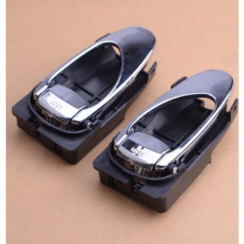 DWCX 2pcs Car Styling Inside Left & Right Door Pull Handle Tool Fit For Daewoo Leganza 1997 1998 1999 2000 2001 2002