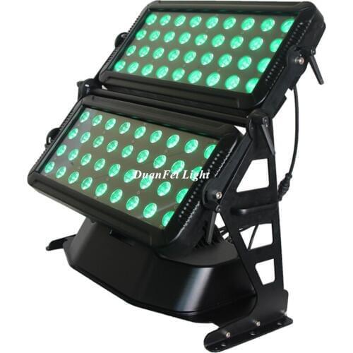 4 lights stage lighting china rgbwa+uv city color led light 72*18W outdoor wall wash led city light