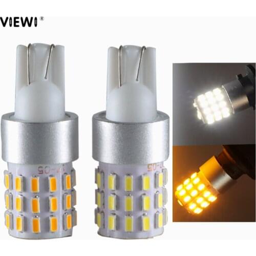 T10 W5w led car light 194 168 canbus 5w5 no error 3W 12v 24v super Auto clearance bulb truck Reading Interior lamp white yellow