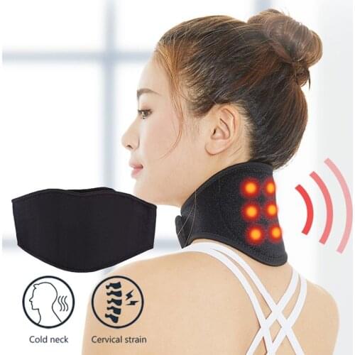Health Care Neck Support Massager 1Pcs Tourmaline Self-heating Neck Belt Protection Spontaneous Heating Belt Body Massager