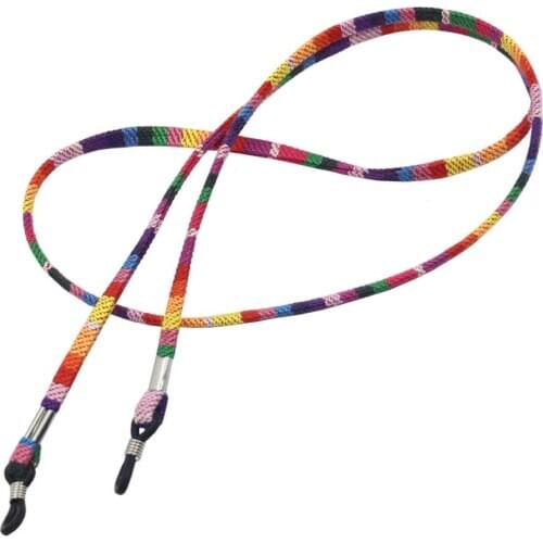 12Pcs Colourful Cotton Eyeglasses Rope Sunglasses Strap Holder Retainer
