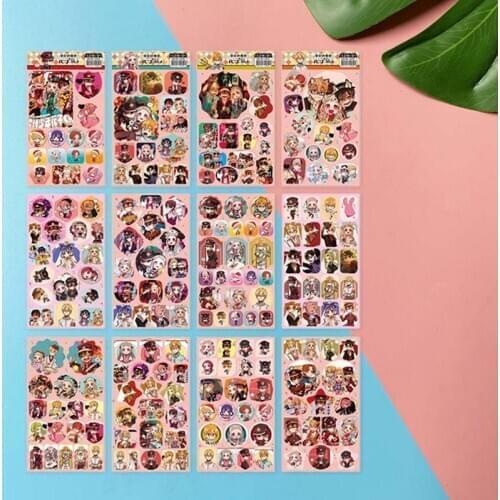 12pcs Toilet-bound Hanako-kun Decorative Sticker DIY Scrapbooking Label Stickers Scrapbooking Diary Stationery Album Stickers