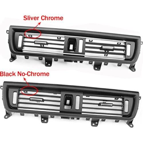 2 Styles Front Console Grill Dash AC Air Conditioner Vent For BMW F10 F11 F18 520i 523i 525i 528i 535i
