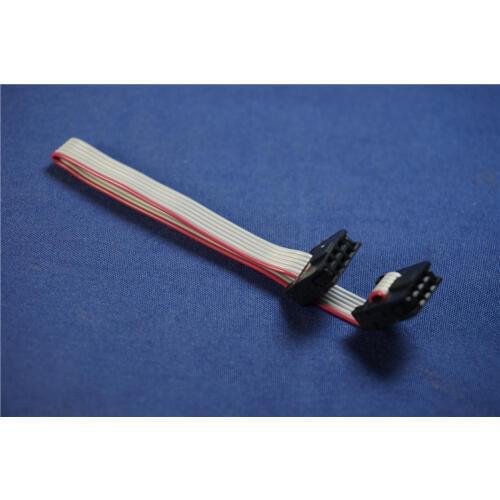 20pcs 2.0 mm IDC Socket Cable 6 Pin 80 100 150 200 250 300 400 500 mm Length Free Hanging Rectangular IDC Flat Ribbon Connector