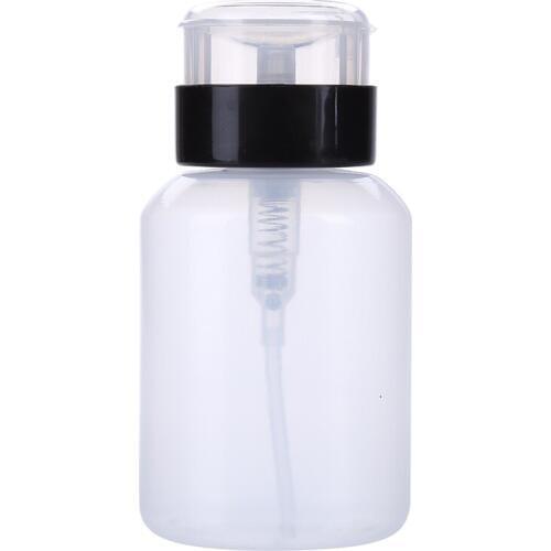 200ML Empty Liquid Alcohol Press Bottle Glue Residue Remover Cleaning Tools Portable Dispenser Pump Bottle