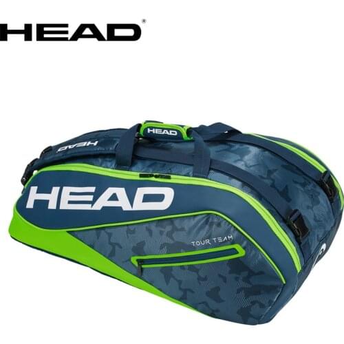 9 Pack TOUR TEAM HEAD Tennis Bag Large Capacity Portable Outdoor Tenis Squash Racket Backpack Djokovic Limited Edition Tenis Bag