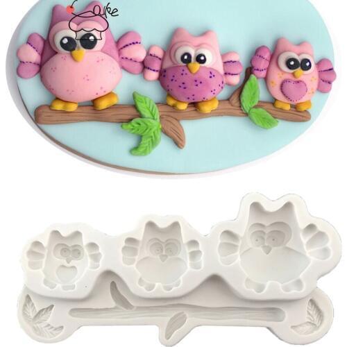 Aouke Molds O Silicone Mold 3D Fondant Mold Cakes Decorating Tools DIY Gumpaste Kitchen Bakeware K133