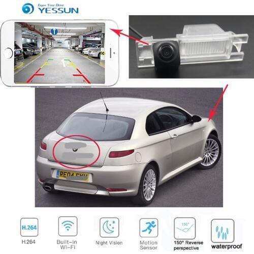 YESSUN Car camera For Alfa Romeo AR GT Nuvola Spider HD CCD Night Vision Rear View Camera Reversing wireless Camera LED
