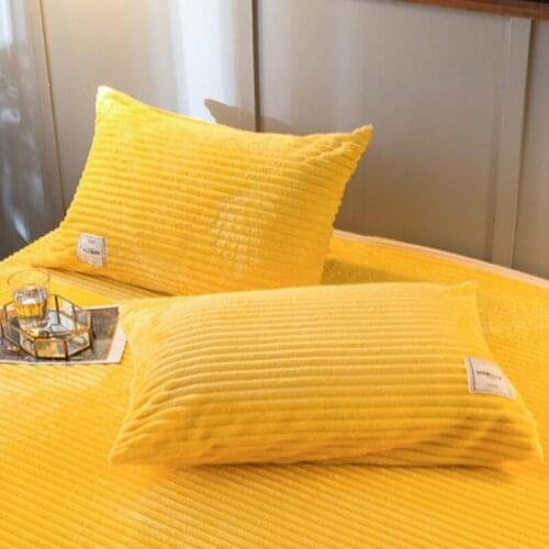 Velvet Pillow Case On Bedding Warm And Comfortable Soft Pillow Cover Home Decoration Body Pillow Case