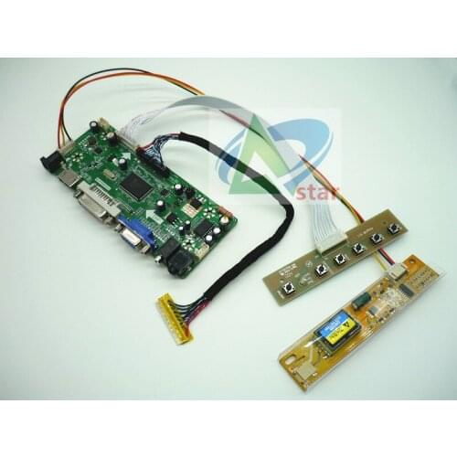 Free shipping HDMI+DVI+VGA+AUDIO LCD Controller Board kit For LP171WU1-A4K2 LP171WU1-TLA5 LTN170WU-L01 LTN170WU-L02 1920*1200
