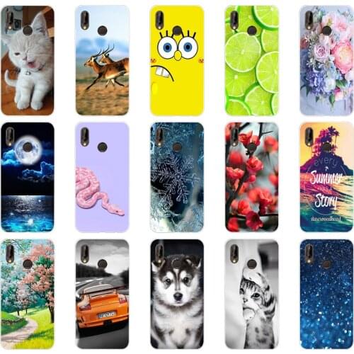 ForHuawei P20 Lite Case 5.84inch Huawei P20 Lite Soft Rubber TPU Silicone Back Phone Case For Huawei P20 Lite Cover Bag Cases 2