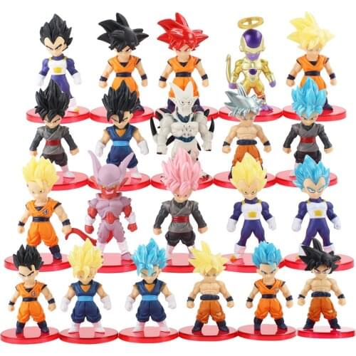 Dragon Ball Super Action Figure Goku Broly Vegeta Majin Buu Anime Figurines Ultra Instinct Model Gifts Toys for Children
