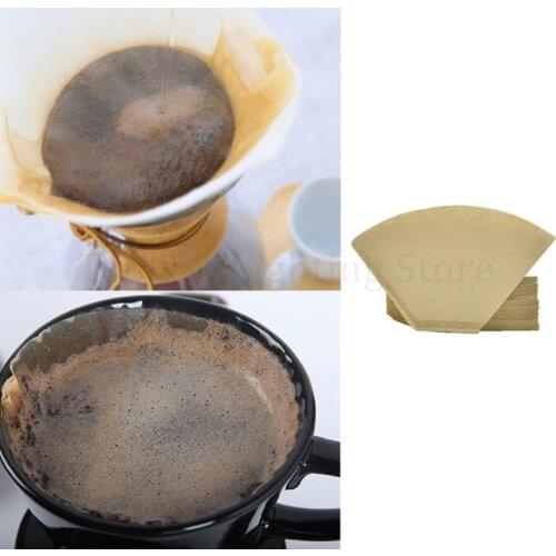 AYEVIN 101 \"V\" Shape Coffee Cup Filter Paper Espresso Machine Mocha Pot Strainer Sheet