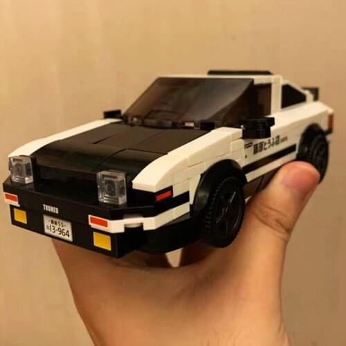 BZDA City Technic Cars Building Blocks Creator AE86 Speed Champion Sports car Model Kit Bricks Birthday Gift Kids Toys 322 PCS