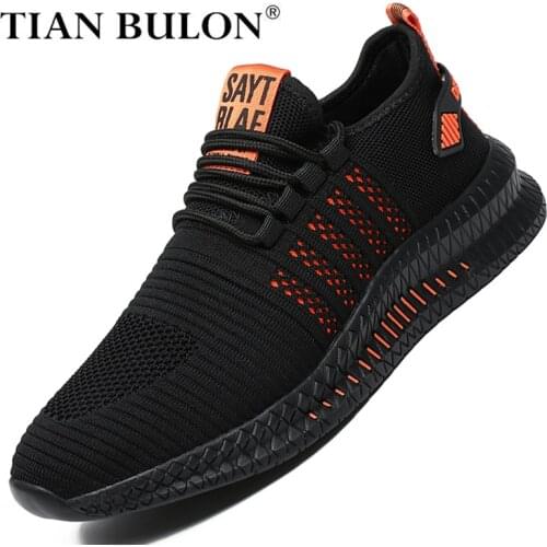 Summer Men Sneakers Breathable Casual Shoes Men Lightweight Walking Shoes Men Trainers Lace-up Tenis Masculino Zapatos Hombre