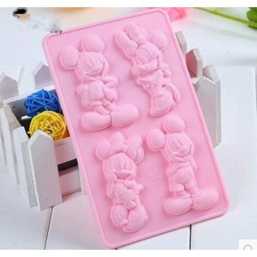 Line The heroes 4 Cavity Silicone Mold for Fondant Gum Paste Chocolate Crafts