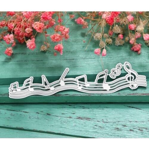 Music Note Metal Cutting Dies Stencil for DIY Scrapbooking Photo Album Embossing Paper Cards Decorative Crafts Die Cuts