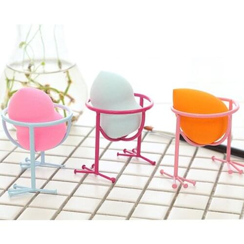 Cute Drying Rack Organizer Shelf for Powder Cream Makeup Blender Sponge Puff