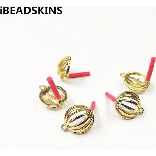 New arrival! 18x14mm 100pcs semicircle-shape (silver pin) Stud earring accessories,Earring parts,hand Made Jewelry Earring DIY