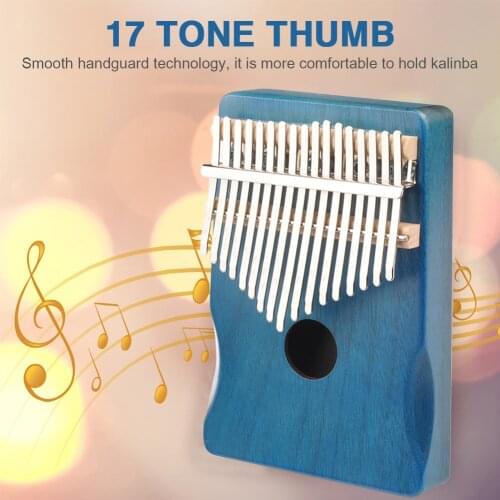 17 Keys Kalimba Acacia Wood Thumb Finger Piano Mbira Musical Instrument Gift Lightweight Portable Music Element