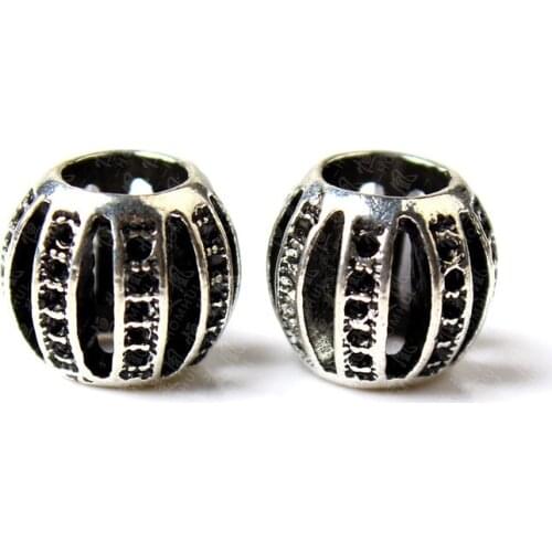 DIY Fit Original Pandora Silver Color Pumpkin Charms Bracelets Women Space Interval Cushaw Squash Metal Beads for Jewelry Making