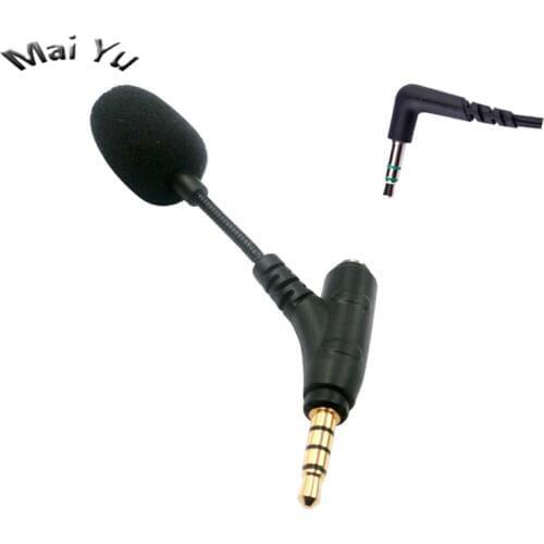 Professional Mini Mobile Phone Microphone with Earphone Connector 3.5mm Stereo Microfone Condenser for Most Phone