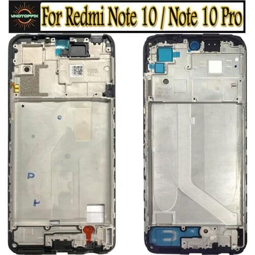 NEW Original For Redmi Note 10 Pro Middle Frame Plate Housing Bezel LCD Support Mid Faceplate Bezel Redmi Note 10 Middle Frame