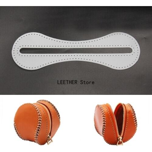 Manual leather DIY olive bag material bag mens and womens small wallet personalized manual bag PVC version drawing