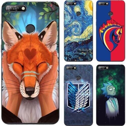 5.7" For Huawei Y6 2018 Case Silicone For Huawei Y6 PRIME 2018 Cute Fundas TPU Protective Cover for huawei Y 6 2018 Prime Coque