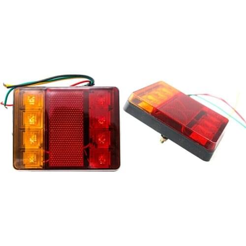 Brake Turn Signal Light Bulbs Indicator Replacement Trailer Truck Waterproof ABS