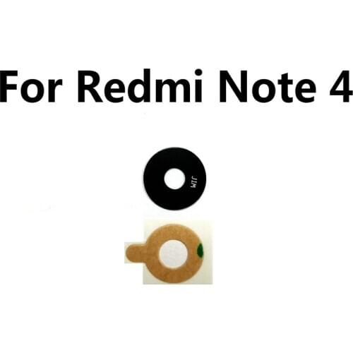 For Xiaomi Redmi Note 4 5 6 7 8 Pro New Rear back Camera Glass Lens & Sticker Repair Parts