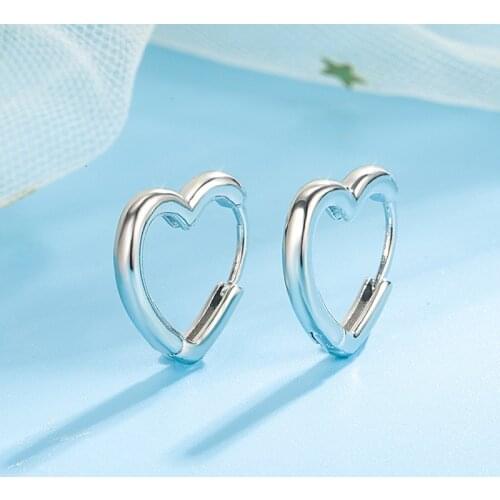 2021 NEW HOT SALE 100% Real 925 Sterling Silver Crystal Circle Earring for Women Making Jewelry Gift Wedding Party Engagement