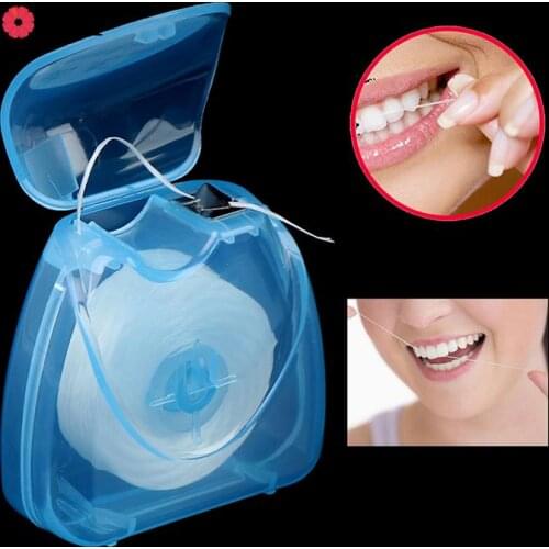 1PC 50M Dental Flosser Oral Hygiene Teeth Cleaning Micro Wax Flavored Dental Toothpicks Floss Care Picks Oral Hygiene Clean Wire