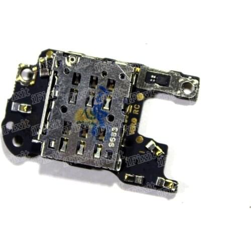10 X For Huawei P30 Pro SIM/SD Card Reader Holder Conecction Board With Microphone Flex Cable