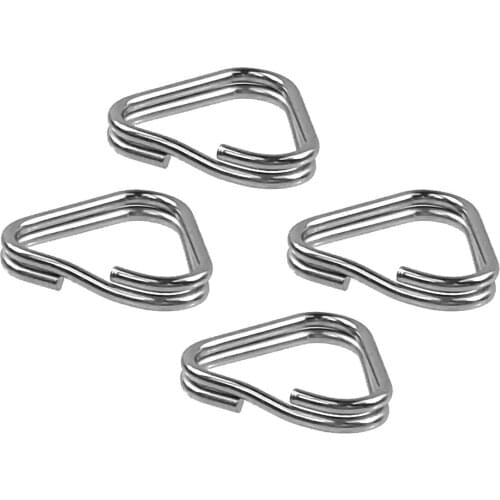 4 Pcs Lug Ring Camera Strap Triangle Split Hook Compatible For Lecia Nikon Canon Sony Olympus Pentax Panasonic Fujifilm D-SLR RF