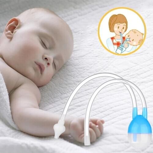 7pcs/set Newborn Baby Safety Nose Cleaner Kids Vacuum Suction Nasal Aspirator Set Infants Medicine Dropper Accessories Baby Care
