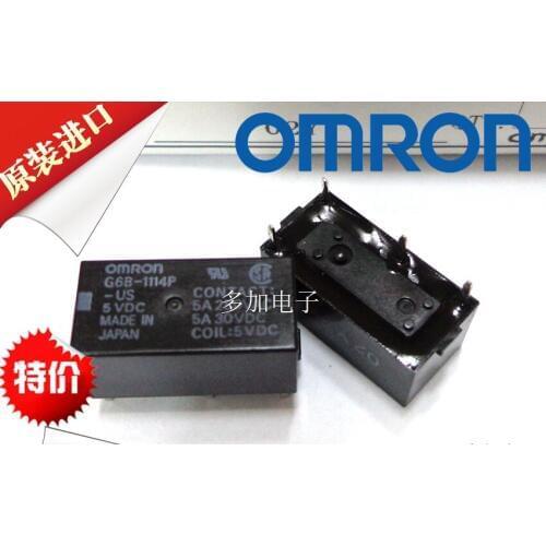 Free Shipping G6B-1114P-US-5VDC G6B-1114P G6B-1114P-US 5VDC G6B-1114P-US-5V PCB Relay