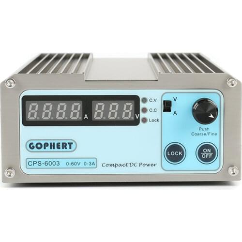 CPS-6003 Precision Compact Digital Adjustable DC Power Supply OVP/OCP/OTP 60V 3A 0.01V 0.01A Lab Switching Power Supply 110-240V