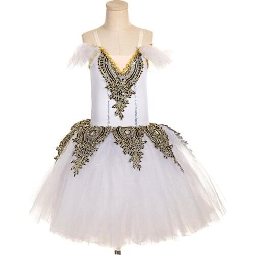 Children Swan Lake Ballet Performance Costume Puffy Tutu Skirt New Little Swan Dance Costume