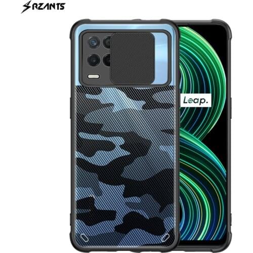 For Realme 8 Pro Case Camouflage Military Shockproof Armor Slide Camera Protection Back Cover For Realme 8 чехол Rzants