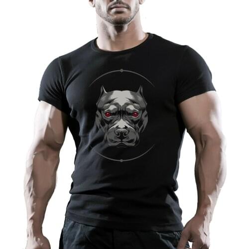 Pit Bull Bodybuilding GYM Workout MMA Fighting Training T-Shirt. Summer Cotton O-Neck Short Sleeve Mens T Shirt New S-3XL
