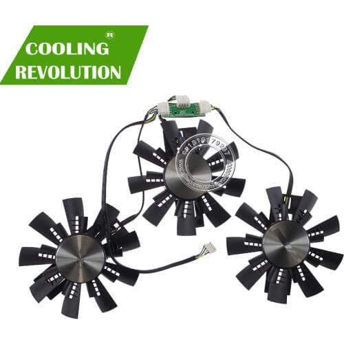 New Original GA92S2U DC12V 0.46A for ZOTAC GTX980Ti AMP EXTREME Graphics card Cooling fan